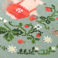 Бесплатная схема для вышивания «Садовые топотушки»