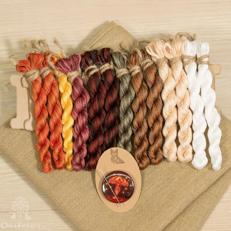 Набор для вышивания «Семплер с лампами» 