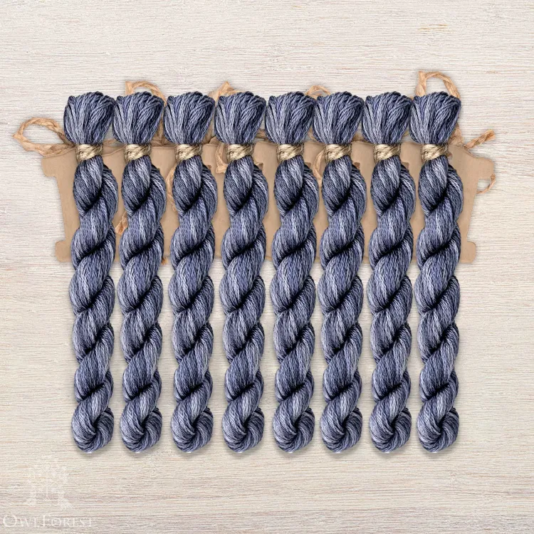 Специальный набор ниток OwlForest для схемы «Во саду ли, в огороде» (DMC)