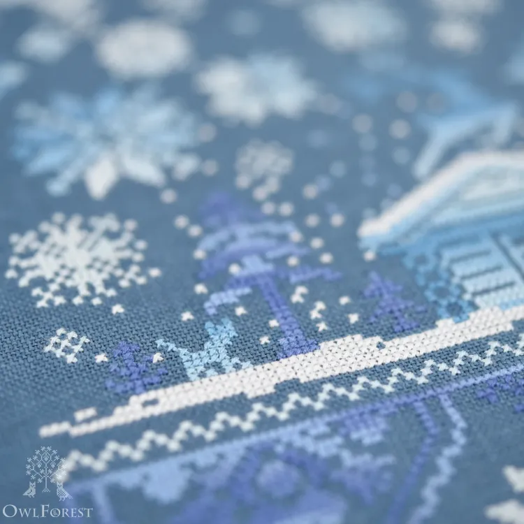 Электронная схема «Серебряное копытце. Морозные узоры»