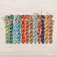 Набор ниток OwlForest для схемы «Лоскутный календарь» (ПНК)