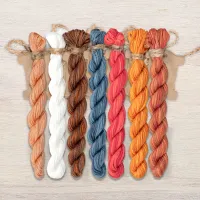 Набор ниток OwlForest для схемы «Пословицы. Дом невелик» (ПНК) 