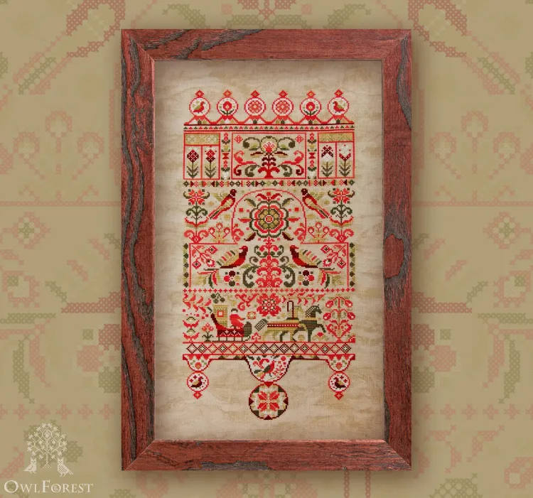 Схема для вышивания «Прялка» 