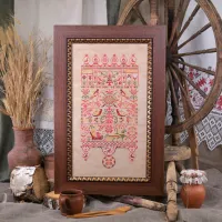 Схема для вышивания «Прялка» 