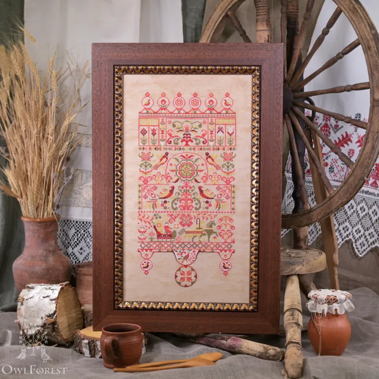 Схема для вышивания «Прялка» 