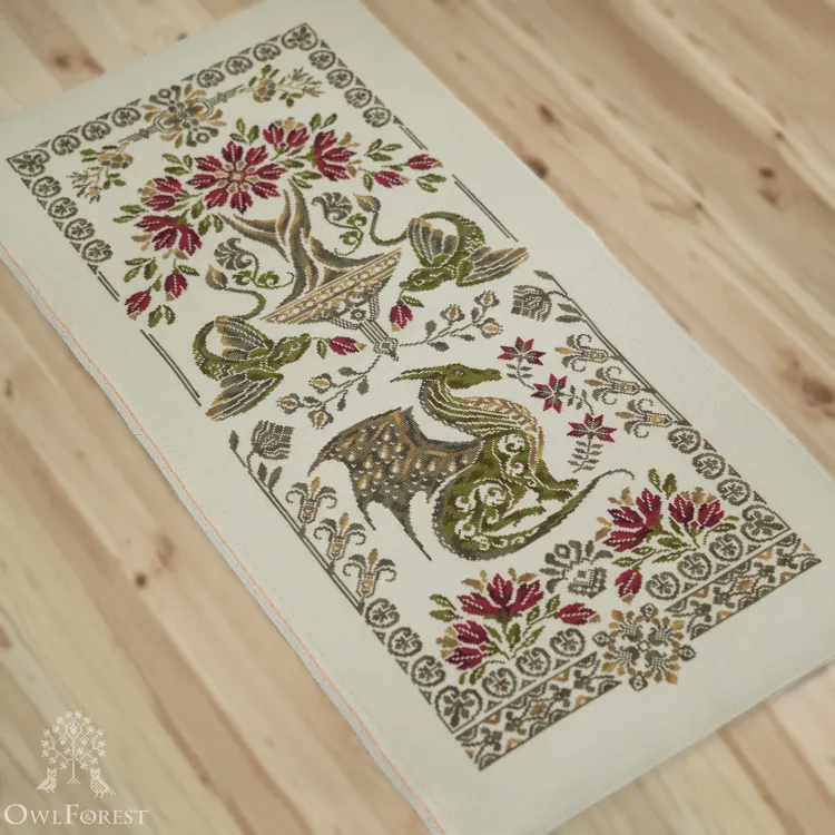 Схема для вышивания «Звёздный дракон» 