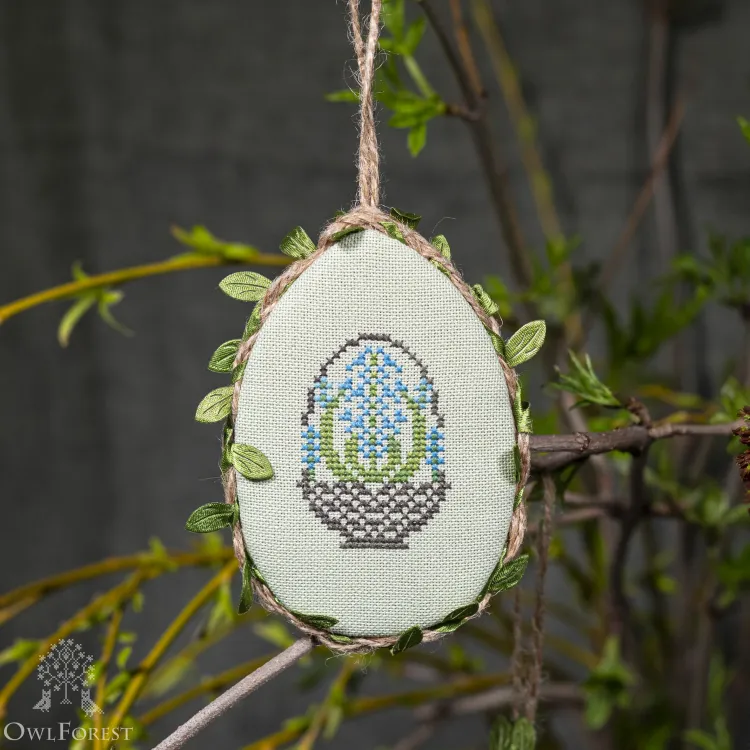 Бесплатная схема для вышивания «Пасхальные корзиночки»