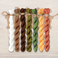 Набор ниток OwlForest для схемы «Лисичкин лес» (ПНК)