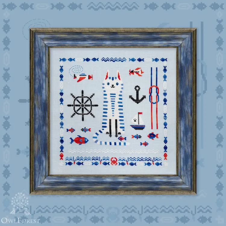 Электронная схема «Кот и море»