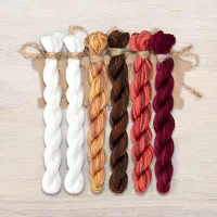 Набор ниток OwlForest для схемы «Зимние сюжеты. Улочка» (ПНК)