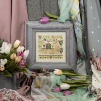 Электронная схема «Улиточные домики. Тюльпаны»