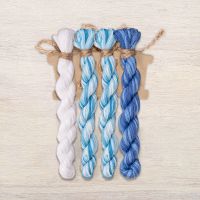 Набор ниток OwlForest для схемы «Серебряное копытце. Морозные узоры» (DMC)