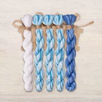 Набор ниток OwlForest для схемы «Серебряное копытце. Морозные узоры» (DMC)