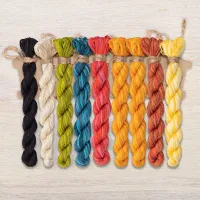 Набор ниток OwlForest для схемы «Мексика» (DMC)