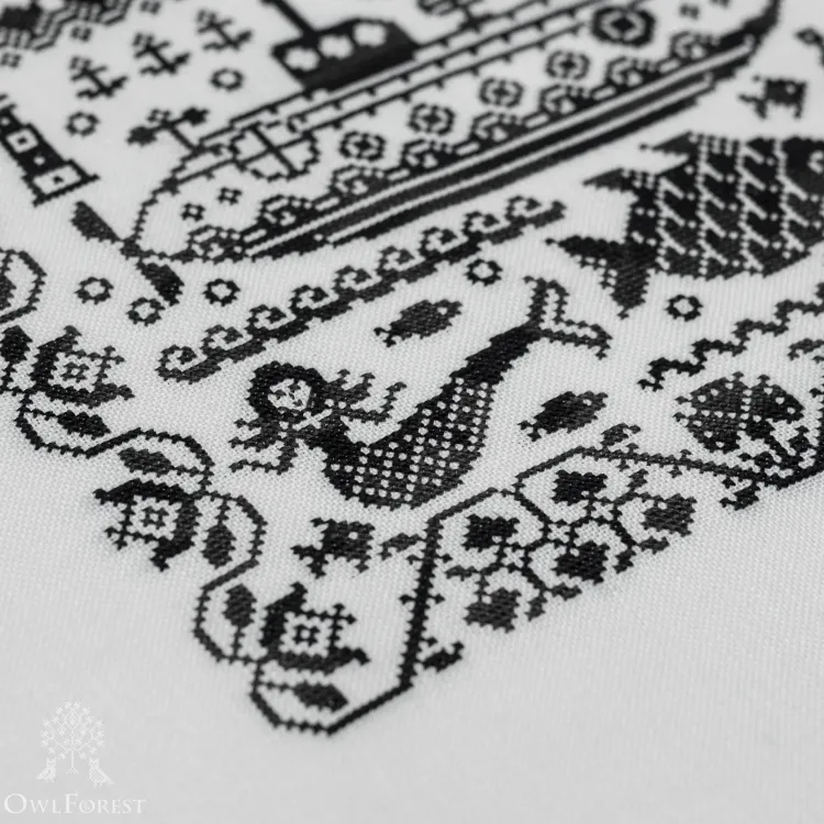 Электронная схема «Черный винтаж»