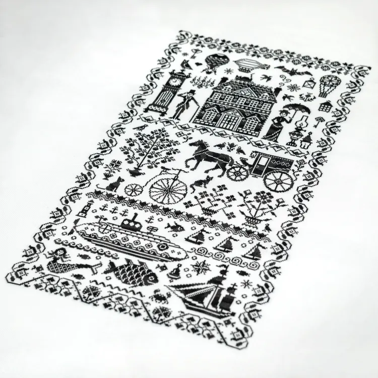 Электронная схема «Черный винтаж»