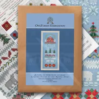 Схема для вышивания «Домик на Северном полюсе»