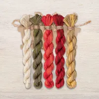 Набор ниток OwlForest для схемы «Прялка» (DMC)