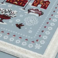 Схема для вышивания «Зимние сюжеты. Сквер» 