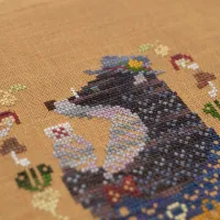 Схема для вышивания «Портрет Крота»