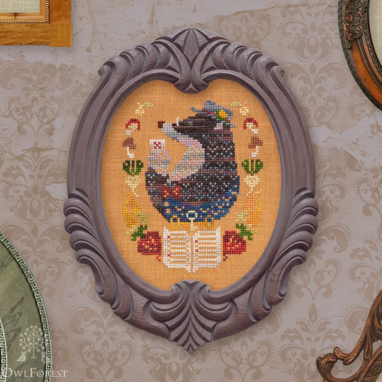 Схема для вышивания «Портрет Крота»