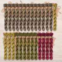 Набор ниток OwlForest для схемы «Звёздный дракон» (DMC)