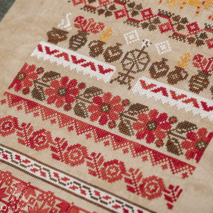 Схема для вышивания «Белорусские мотивы. Деревенька»