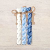 Набор ниток OwlForest для для схемы «Серебряное копытце. Морозные узоры» (ПНК)