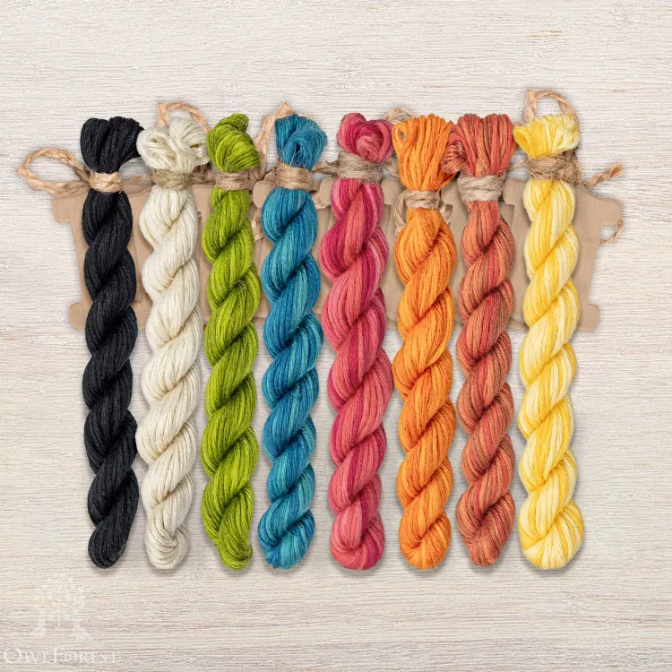 Набор ниток OwlForest для схемы «Мексика» (ПНК)