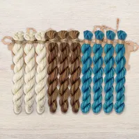 Набор ниток OwlForest для схем «Индейские мотивы» (ПНК) 3 цвета