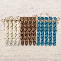 Набор ниток OwlForest для схем «Индейские мотивы» (ПНК) 3 цвета