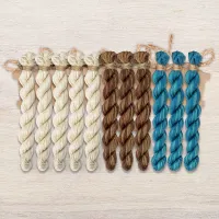 Набор ниток OwlForest для схем «Индейские мотивы» (ПНК) 3 цвета