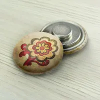 Магнитный держатель «Цветок красный» 