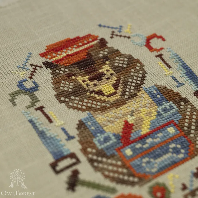 Электронная схема «Портрет Бобра»