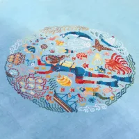 Схема для вышивания «Красота южных морей»