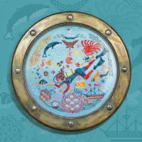 Схема для вышивания «Красота южных морей»