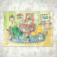 Открытка «В ожидании выставки»