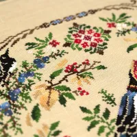 Схема для вышивания «Сорока-ворона» 