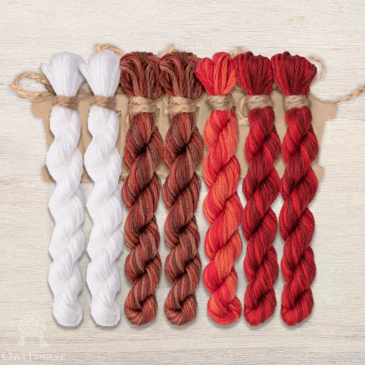 Набор ниток OwlForest для схемы «Кухонный уголок» (DMC)