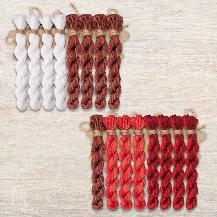 Набор ниток OwlForest для схемы «Кухонный уголок» (DMC)