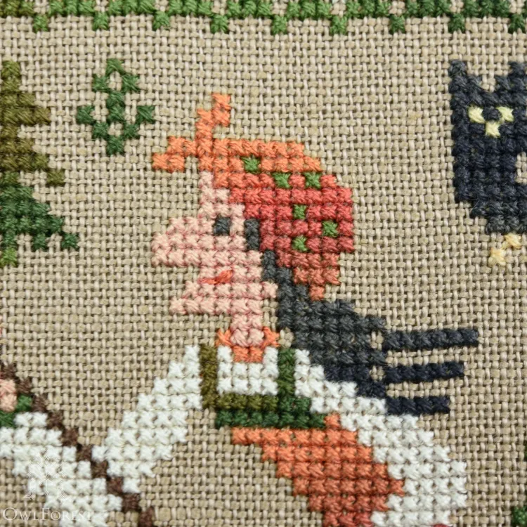 Схема для вышивания «Баба Яга»