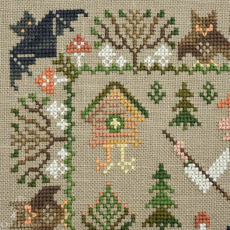 Схема для вышивания «Баба Яга»