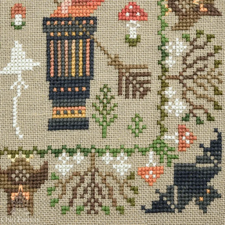 Схема для вышивания «Баба Яга»