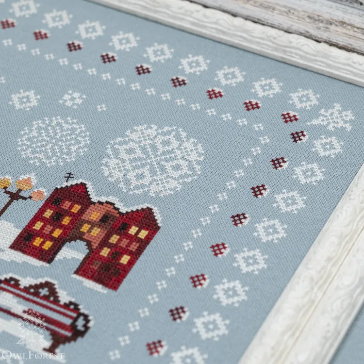 Электронная схема «Зимние сюжеты. Сквер»