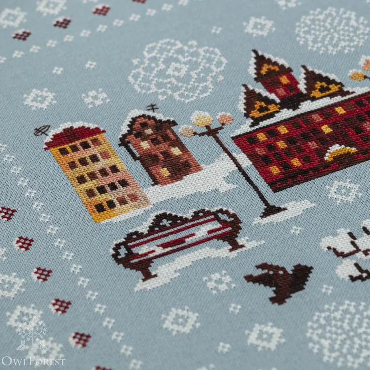 Электронная схема «Зимние сюжеты. Сквер»