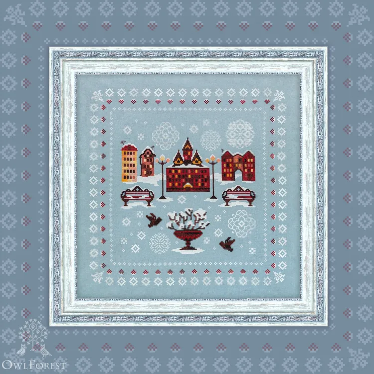 Электронная схема «Зимние сюжеты. Сквер»