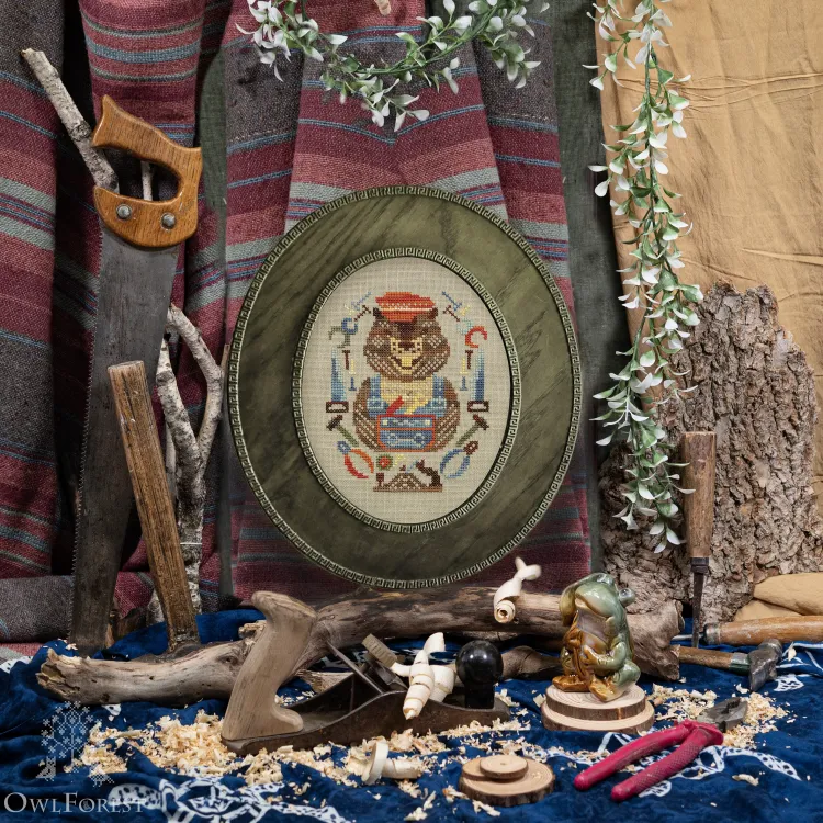 Схема для вышивания «Портрет Бобра»