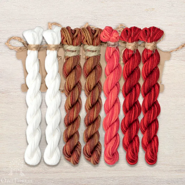 Набор ниток OwlForest для схемы «Кухонный уголок» (ПНК)