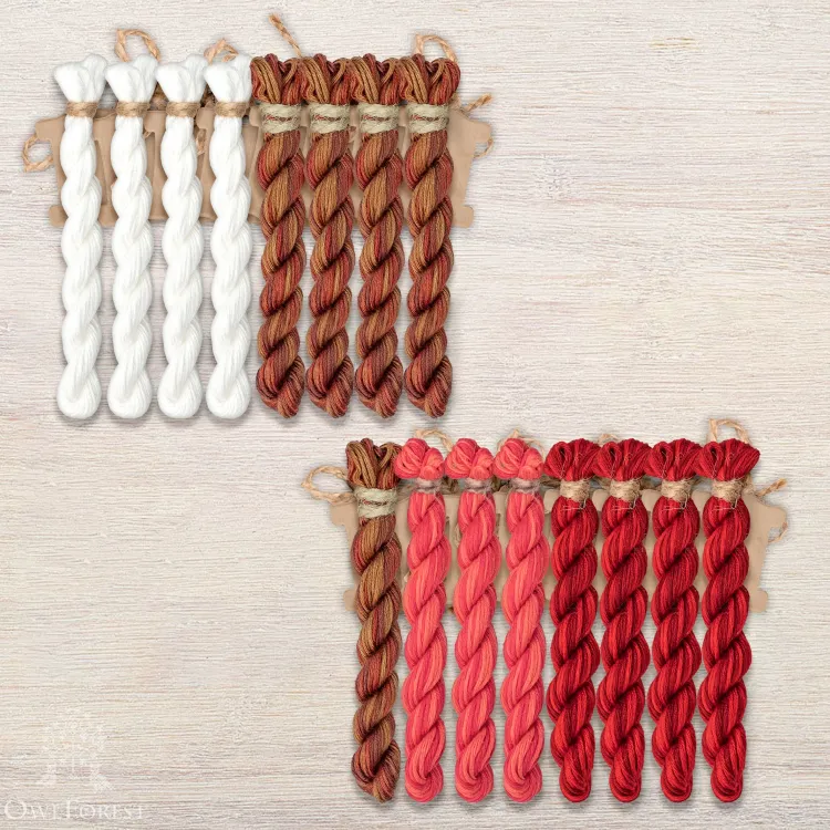 Набор ниток OwlForest для схемы «Кухонный уголок» (ПНК)