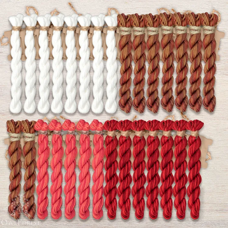 Набор ниток OwlForest для схемы «Кухонный уголок» (ПНК)